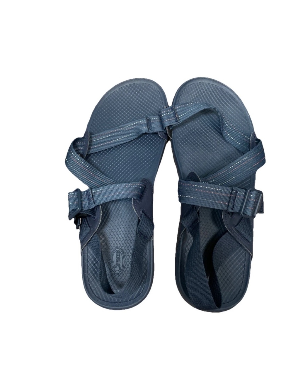 Chaco Mens Lowdown JCH107273 Blue Strappy Beach Hiking Sandals Comfort Size 13